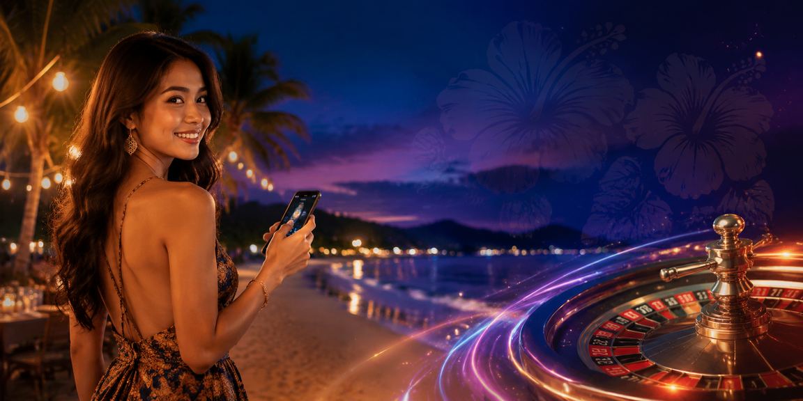 Pemain menikmati permainan roulette dalam talian di Langkawi dengan antara muka bahasa Melayu